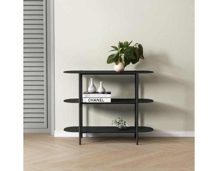 Конзолна маса Enebakk 70x90x32cm черен, мат []