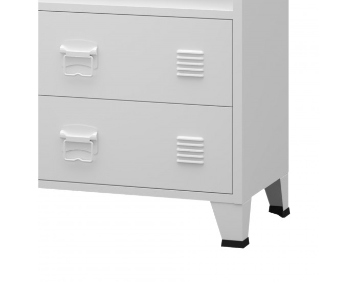 Бяла библиотека от стомана Hammarland []