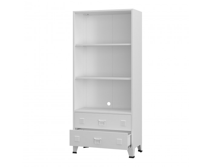 Бяла библиотека от стомана Hammarland []