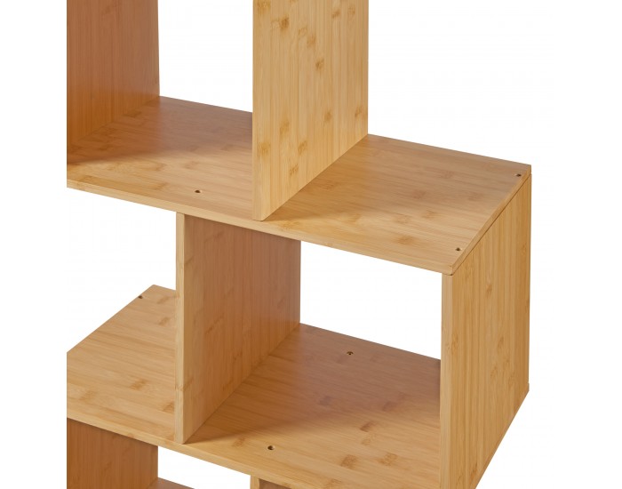 Бамбукова библиотека Gullspång 130x55x30cm Natural []