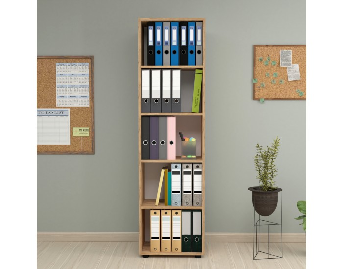 Етажерка Vara 178x49x30 см дъб вид []