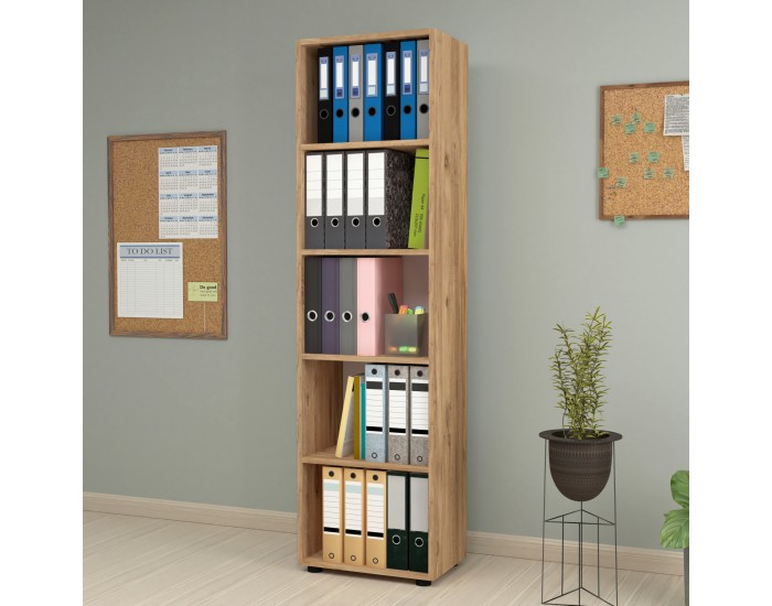 Етажерка Vara 178x49x30 см дъб вид []