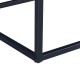 Стоящ рафт Råde метал 180x100x35 см черен []