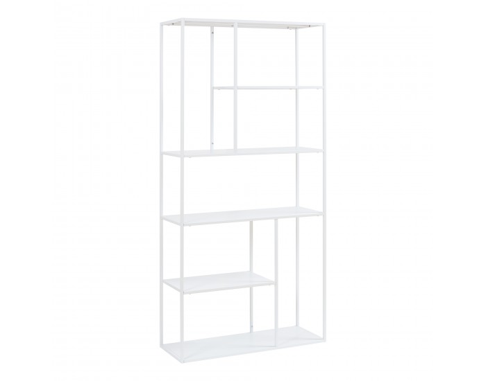 Стоящ рафт Vehmaa 90x30x188 см бял []