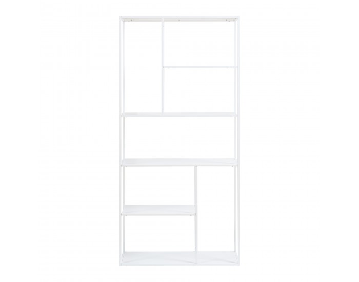 Стоящ рафт Vehmaa 90x30x188 см бял []