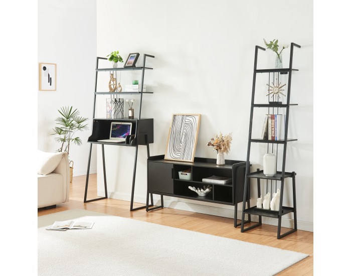 Комплект мебели Storfjord от 3 части: 1 бюро, 1 рафт, 1 ТВ шкаф []