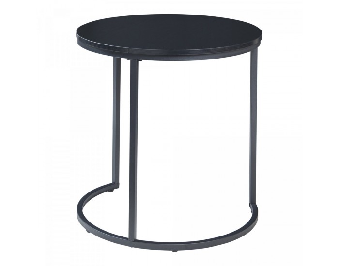 Комплект маса Ulricehamn от 3 части, черен []