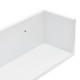 Стенен рафт Elverum 75 x 16,5 x 16,5 cm, комплект от 2 бр., бял