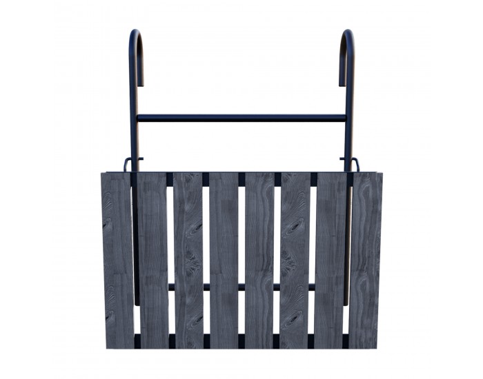 Висяща балконска маса Petäjävesi, сива, структурирана []