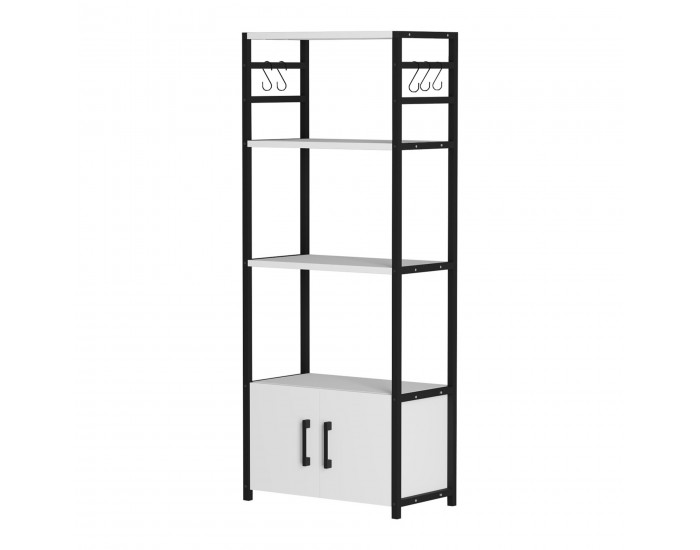 Кухненски рафт Arhuni 139x56x30 см бял []