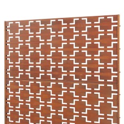 Преградна стена Basciano Corten стомана 180x120 см ръжда [] - Електроуреди и Аксесоари за Всекидневната