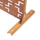 Преградна стена Basciano Corten стомана 180x120 см ръжда []