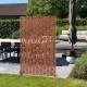 Преградна стена Basciano Corten стомана 180x120 см ръжда []