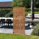 Преградна стена Basciano Corten стомана 180x90 см ръжда []