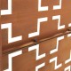 Преградна стена Basciano Corten стомана 180x90 см ръжда []