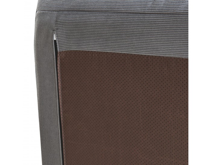 Табуретка за крака Kodsø 35x80x65 см шнур сиво []