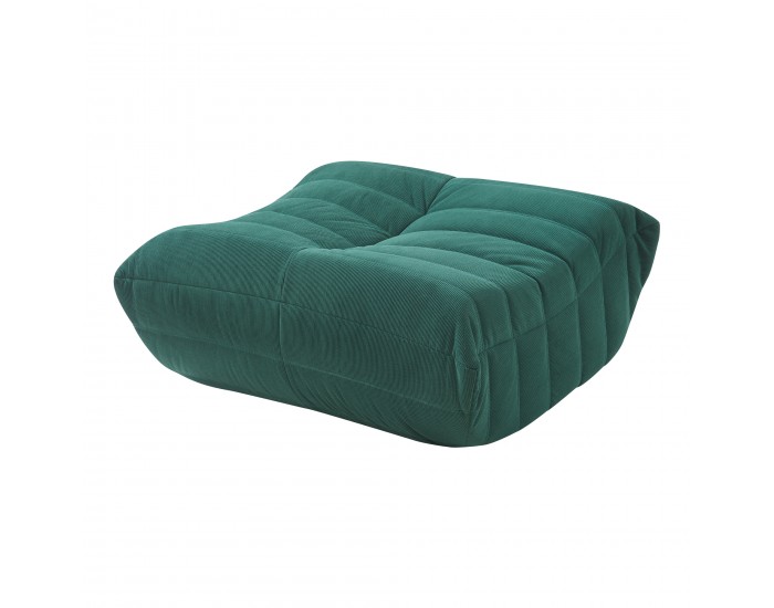 Табуретка за крака Kodsø 35x80x65 cm Cord Green []