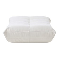 Табуретка за крака Kodsø 35x80x65 см микрофибър бежов [] - Табуретки