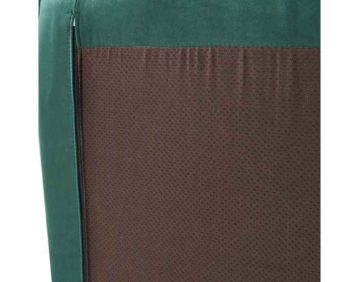 Табуретка за крака Kodsø 35x80x65 см микрофибър зелен []