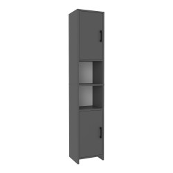 Шкаф висок Rautrina 180x35x30 см антрацит [] - Sonata G
