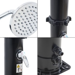 Соларен душ Frerievn с душ за крака 215 см 18L [] - Басейни и Спа