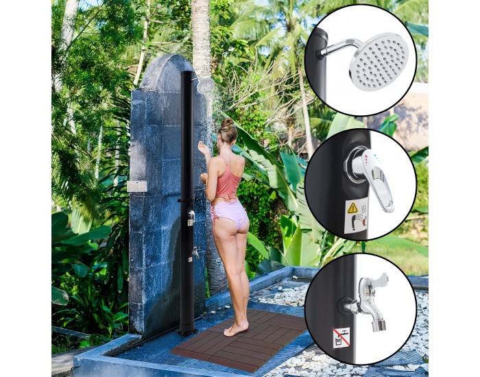 Соларен душ Frerievn с душ за крака 215 см 18L []