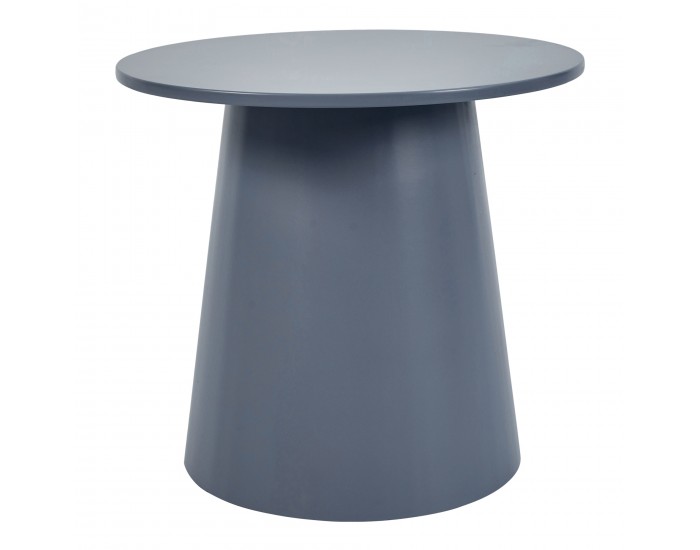 Маса за кафе Nyd 40xØ44 см сиво синя []