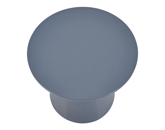 Маса за кафе Nyd 40xØ44 см сиво синя []