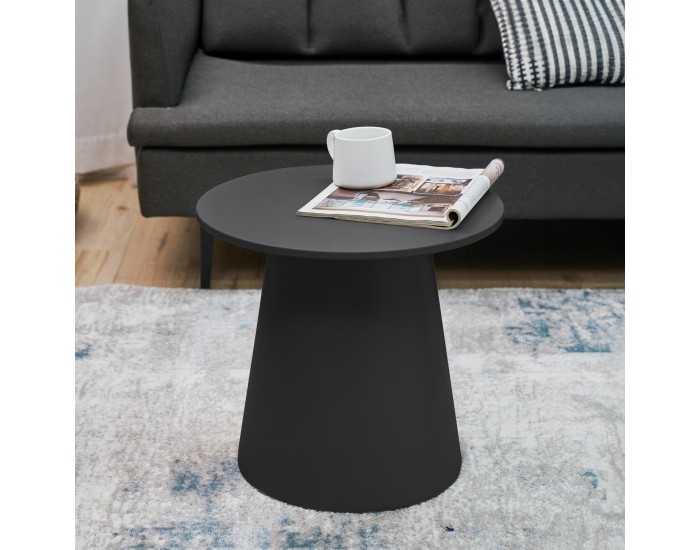 Маса за кафе Nyd 40xØ44 см черна []