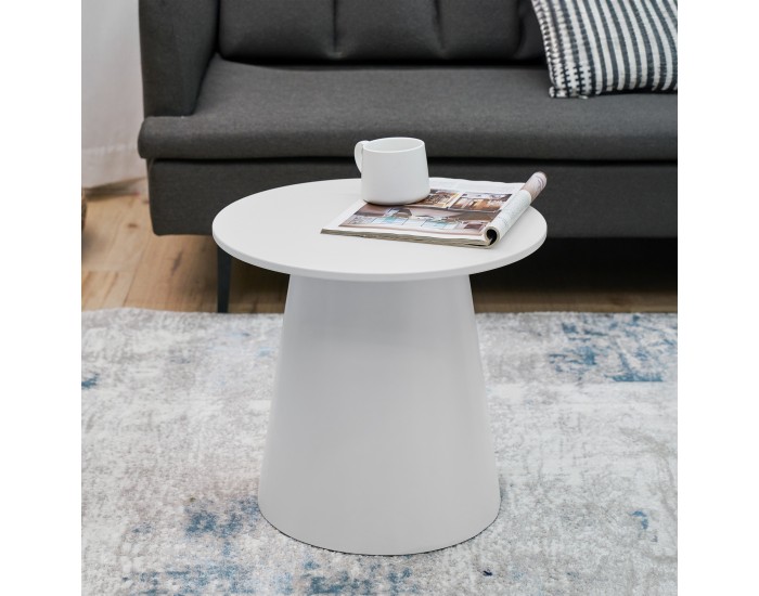 Маса за кафе Nyd 40xØ44 см бяла []