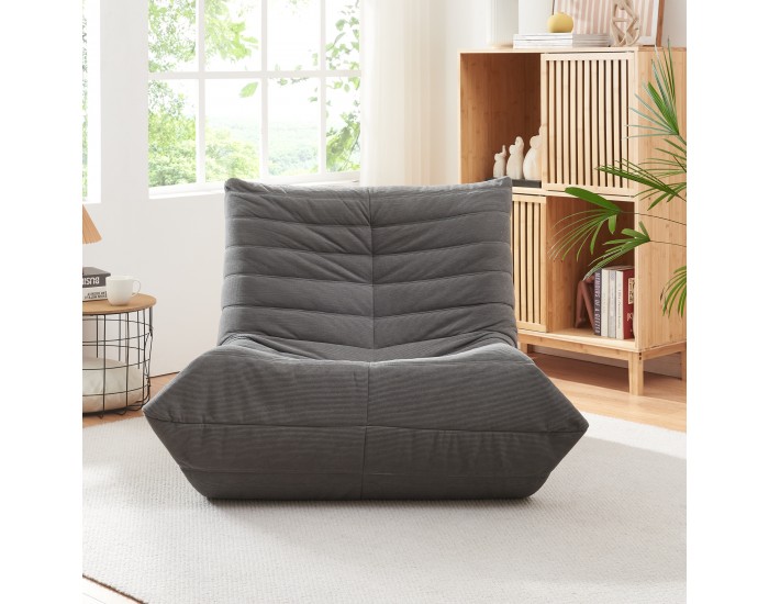 Стол за под Kodsø 75x90x100 см корда сив []