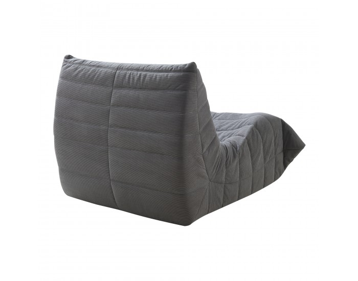 Стол за под Kodsø 75x90x100 см корда сив []