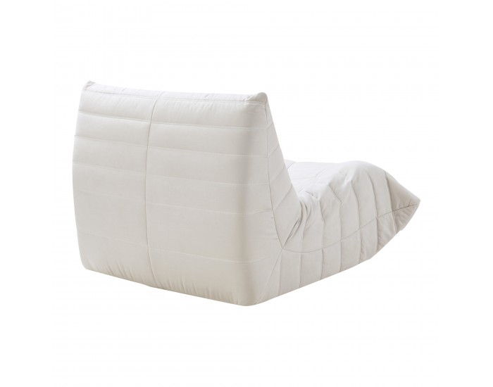 Стол за под Kodsø 75x90x100 см микрофибър бежов []