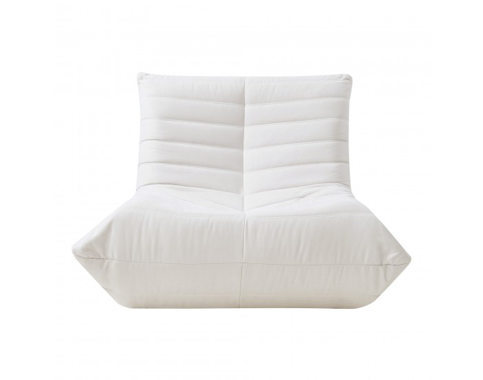 Стол за под Kodsø 75x90x100 см микрофибър бежов []