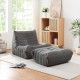 Подов стол с табуретка Kodsø 75x90x100 cm Cord Grey []