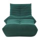 Подов стол с табуретка Kodsø 75x90x100 cm Cord Green []
