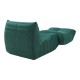 Подов стол с табуретка Kodsø 75x90x100 cm Cord Green []