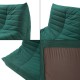 Подов стол с табуретка Kodsø 75x90x100 cm Cord Green []