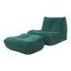 Подов стол с табуретка Kodsø 75x90x100 cm Cord Green []