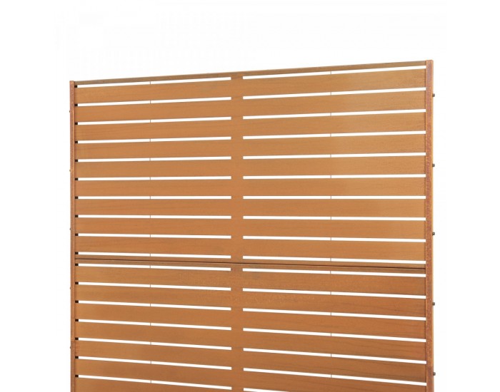 Преградна стена Nodepp Corten стомана 180x120 см ръжда []