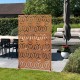 Преградна стена Kilsturd Corten стомана 180x120 см ръжда []
