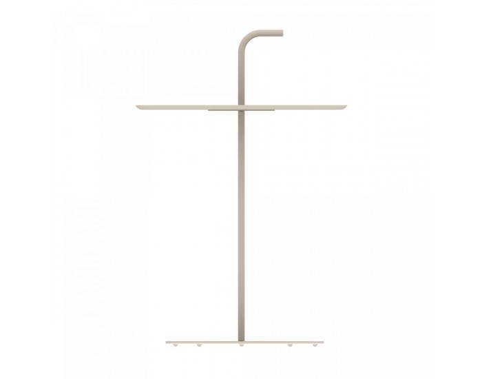 Външна метална маса Calimera 56,5 x Ø 38 см Шампанско []