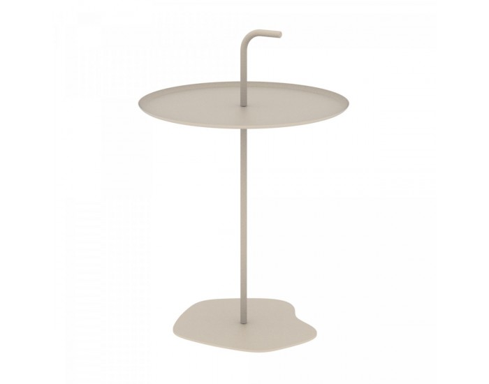 Външна метална маса Calimera 56,5 x Ø 38 см Шампанско []