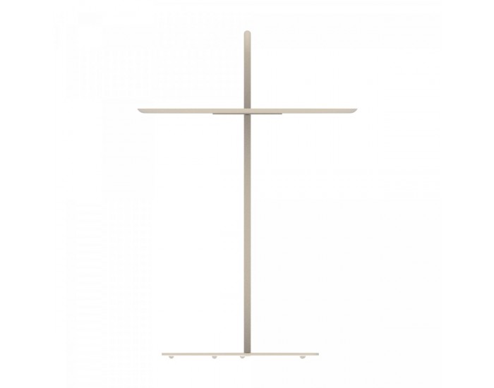 Външна метална маса Calimera 56,5 x Ø 38 см Шампанско []