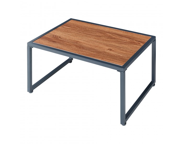 Холна гарнитура Karg тъмно сиво/изглед ратан []