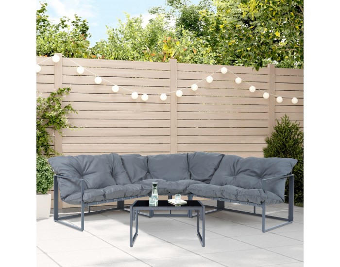 Холна гарнитура Karg тъмносив []