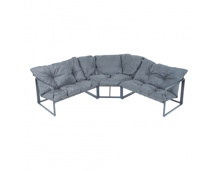 Холна гарнитура Karg тъмносив []