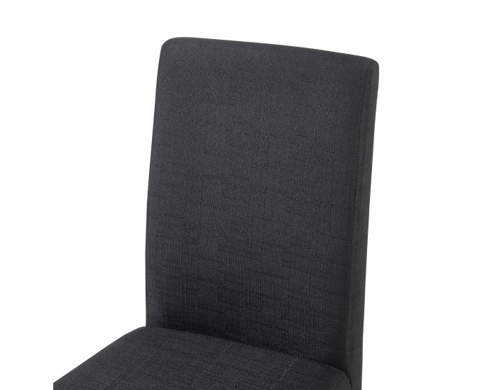 Комплект трапезарни столове Hamburg от 4 бр., черен текстил []
