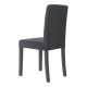 Комплект трапезарни столове Hamburg от 4 бр., черен текстил []