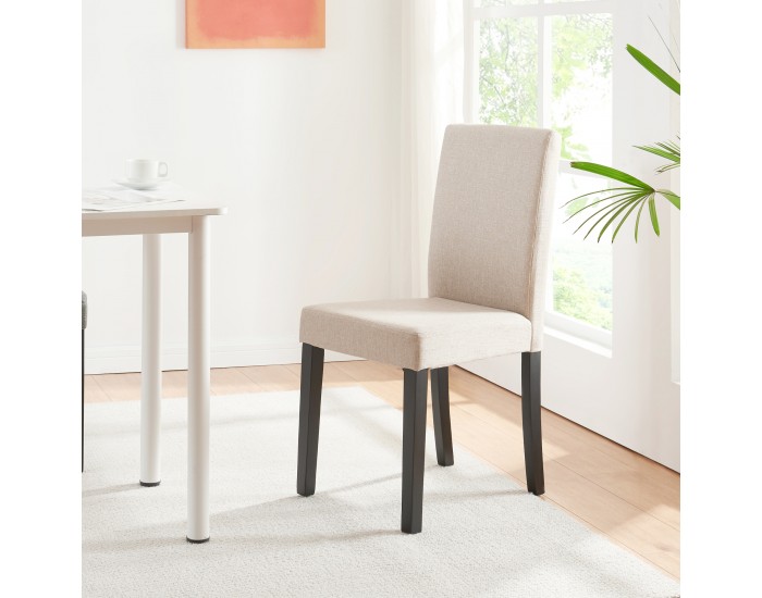 Комплект трапезарни столове Hamburg от 4 бр., текстил бежов []